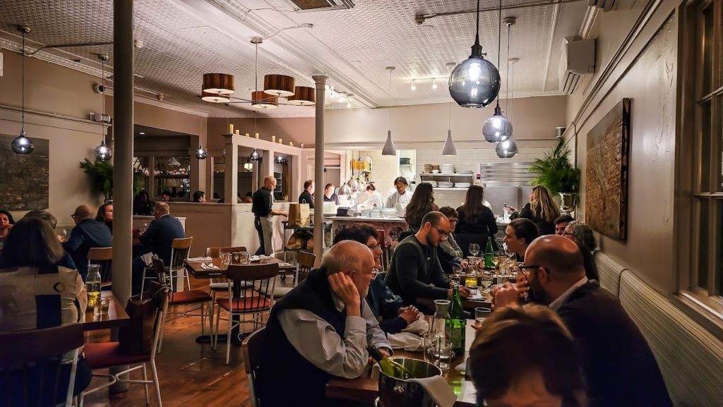 Dining room at Persimmon in Providence