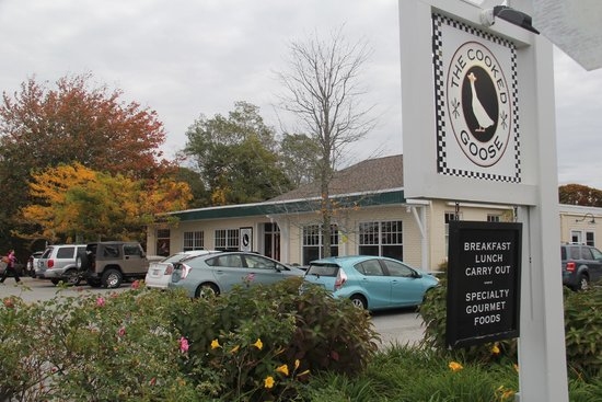 The Cooked Goose restaurant exterior in Westerly