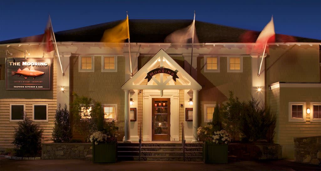 The Mooring Seafood Kitchen and Bar near the Newport waterfront